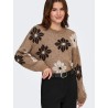 ONLFREESIA Langarm-Pullover mit Blumenmuster