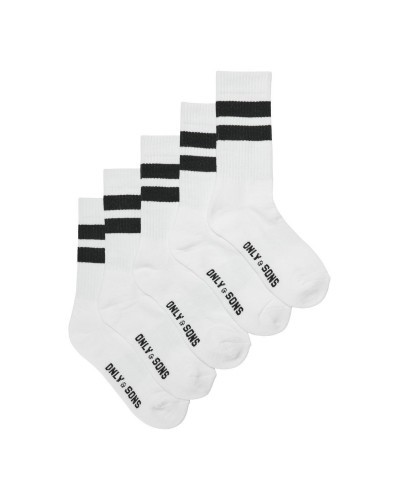 ONSRODY STRIPE TENNIS SOCK 5-PACK NOOS