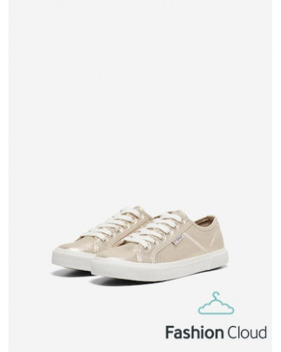 ONLNICOLA CANVAS SNEAKER METALLIC