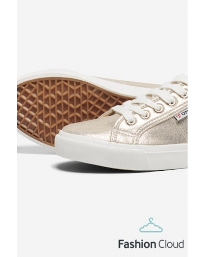 ONLNICOLA CANVAS SNEAKER METALLIC