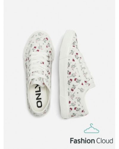 ONLNICOLA CANVAS SNEAKER PRINT