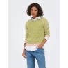 JDYBRYN LIFE L/S ONECK JACQ PULLOVER KNT