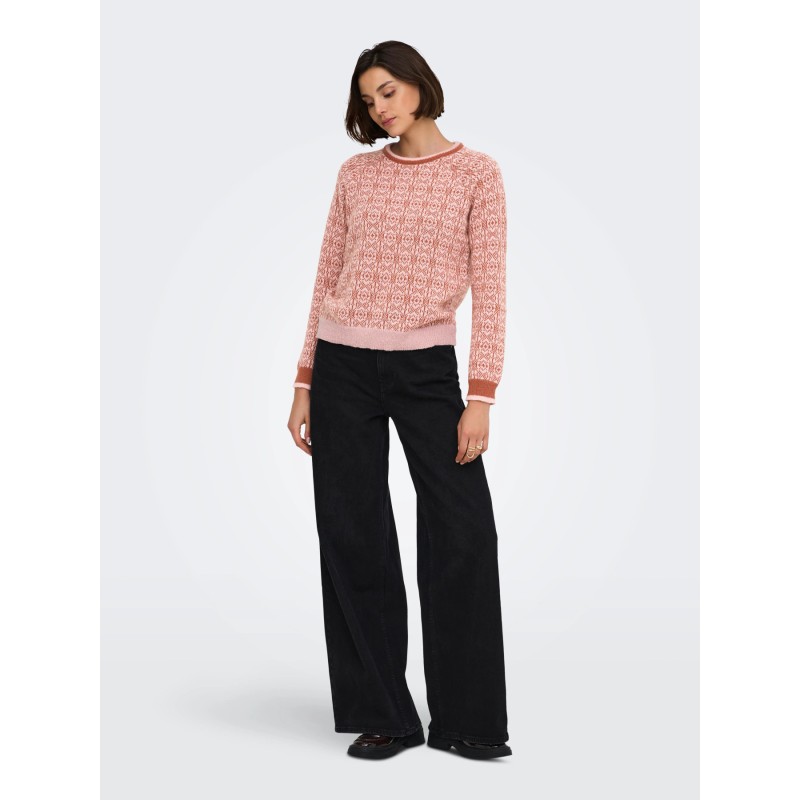 JDY Jacquard-Strickpullover für Damen
