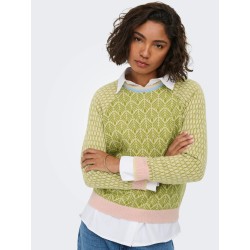 JDY Jacquard-Strickpullover für Damen