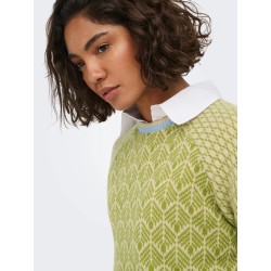 JDY Jacquard-Strickpullover für Damen