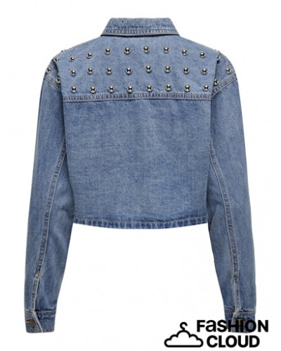 ONLZENDAYA LS CRP STUD DNM JACKET GUO