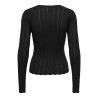 ONLALOHA LS POINTELLE O-NECK CC KNT