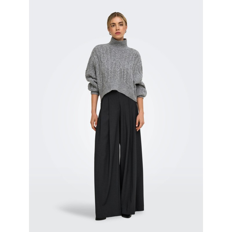 ONLHILDE Cropped-Pullover mit Zopfmuster