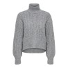 ONLHILDE Cropped-Pullover mit Zopfmuster