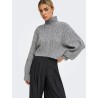ONLHILDE Cropped-Pullover mit Zopfmuster