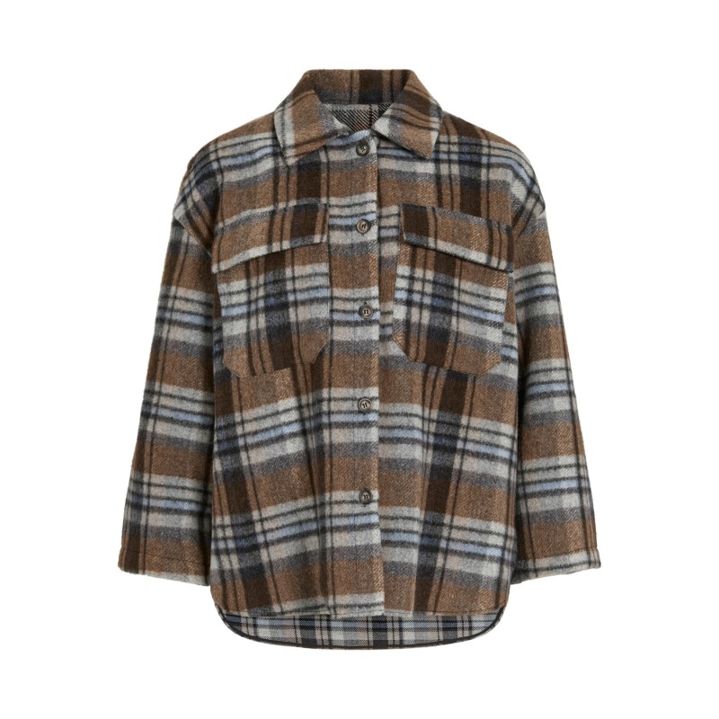 VIEMIE karierte Shacket aus Polyester