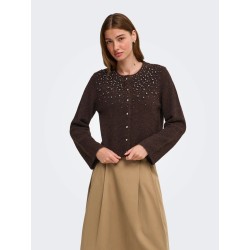 ONLMIGGIE Strickjacke mit Perlendetails