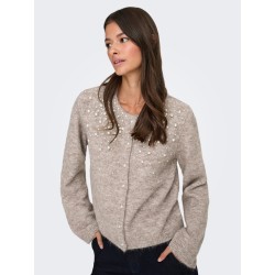 ONLMIGGIE cardigan in maglia con perle