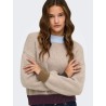 Onlolina Strickpullover mit Stehkragen