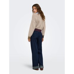 Onlolina Strickpullover mit Stehkragen
