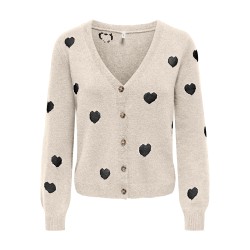 ONLRICA LS DETAIL V CARDI CC KNT