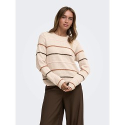 JDYSIGRID LIFE L/S ON STRUC PULLOVER KNT