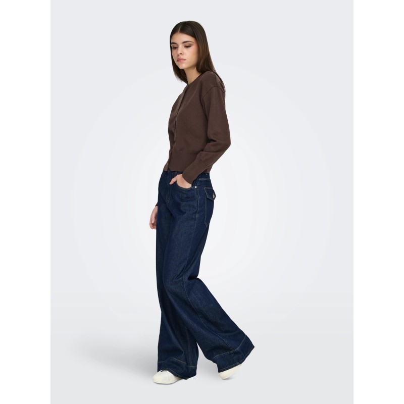 ONLMIO Strick-Cardigan mit Knopfleiste