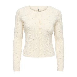 ONLHAITI cardigan in maglia con dettaglio perlato