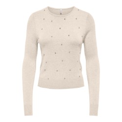 ONLANDREA Strickpullover mit Strassdetails