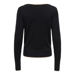 ONLANDREA LS GLITTER V-NECK KNT