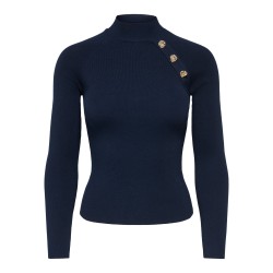 ONLMAISIE LS BUTTON HIGHNECK KNT