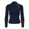 ONLMAISIE LS BUTTON HIGHNECK KNT