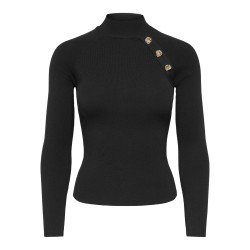 ONLMAISIE LS BUTTON HIGHNECK KNT