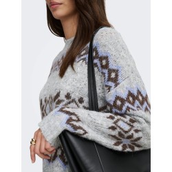 ONLSTOCKHOLM LS FAIR ISLE O-NECK KNT