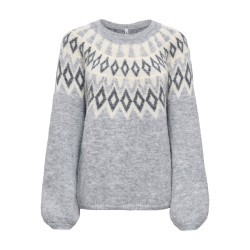 Pullover ONLREYKJA Fair Isle da donna