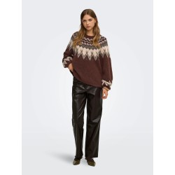 Pullover ONLREYKJA Fair Isle da donna