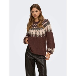 Pullover ONLREYKJA Fair Isle da donna