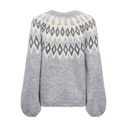 ONLREYKJA Fair-Isle-Strickpullover für Damen