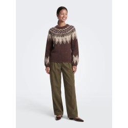 Pullover ONLREYKJA Fair Isle da donna