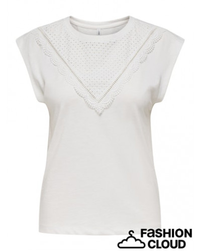 ONLDELIA LIFE S/L O-NECK MIX TOP BOX JRS