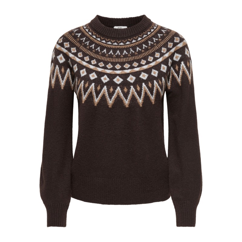 JDYJUNIE Pullover mit Fair-Isle-Muster