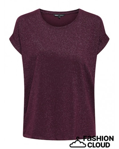 ONLMOSTER GLITTER S/S TOP NOOS JRS