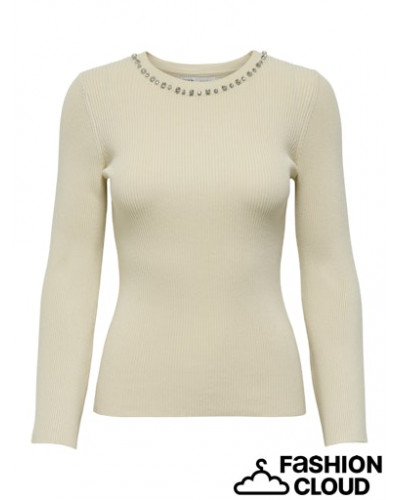 ONLNATASCHA LS BLING O-NECK CC KNT