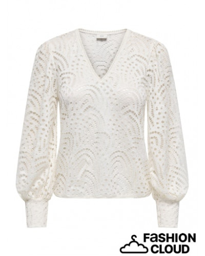 JDYJESSIE L/S LACE TOP JRS