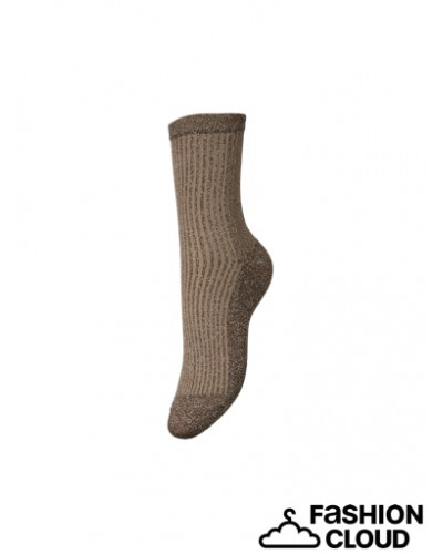 PCSEBBY GLITTER LONG STRIPE SOCK NOOS BC