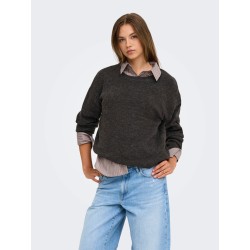 ONLOLIVIA Strickpullover mit Rundhalsausschnitt