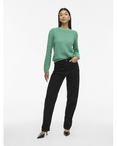 VIDALO O-NECK L/S KNIT TOP- NOOS