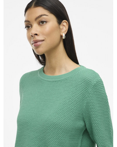 VIDALO O-NECK L/S KNIT TOP- NOOS