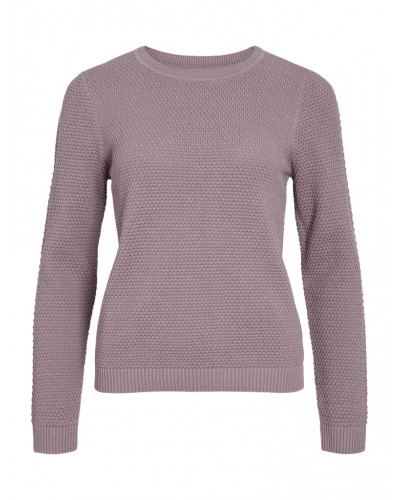 VIDALO O-NECK L/S KNIT TOP- NOOS