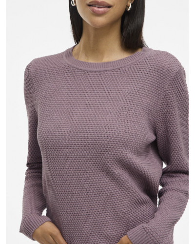 VIDALO O-NECK L/S KNIT TOP- NOOS