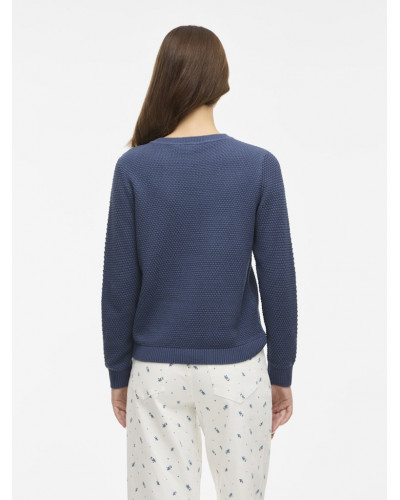 VIDALO O-NECK L/S KNIT TOP- NOOS