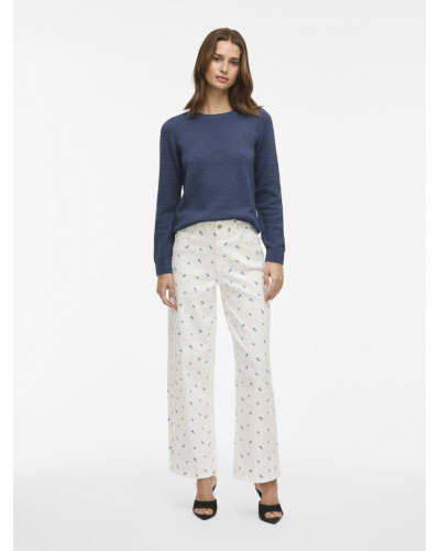 VIDALO O-NECK L/S KNIT TOP- NOOS