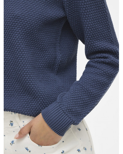 VIDALO O-NECK L/S KNIT TOP- NOOS