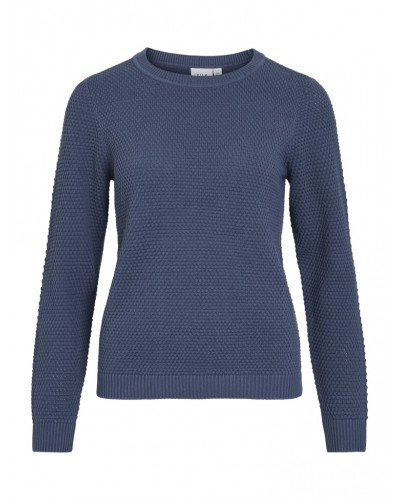 VIDALO O-NECK L/S KNIT TOP- NOOS