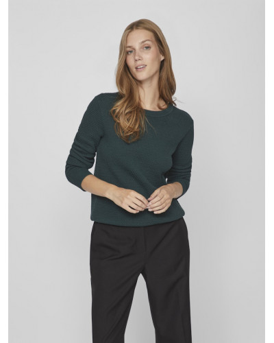 VIDALO O-NECK L/S KNIT TOP- NOOS